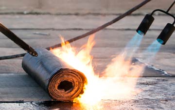 Clopton Corner asphalt flat roofing repairs